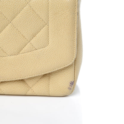 Chanel Caviar Quilted Small Single Flap Beige 15 of 22