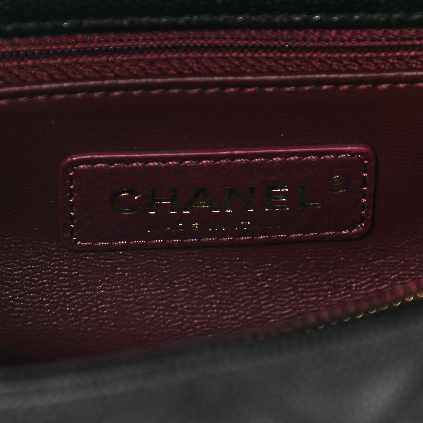 Caviar Quilted Small Coco Handle Flap Black