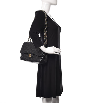 Chanel Caviar Quilted Jumbo Double Flap Black 2 of 9