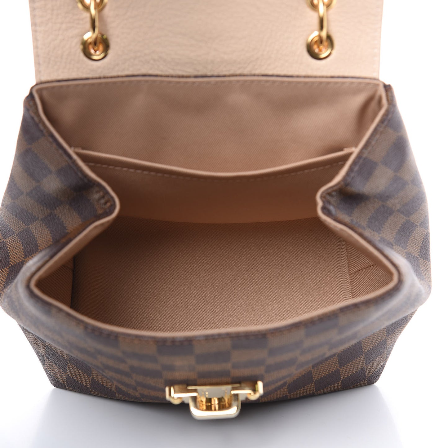 Damier Ebene Clapton Backpack Creme
