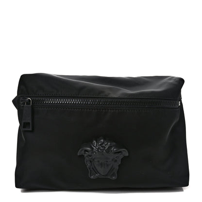 Versace Nylon Palazzo Medusa Belt Bag Black Ruthenium 1 of 8