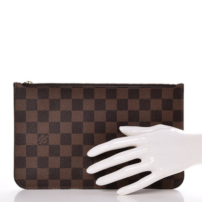 Louis Vuitton Damier Ebene Neverfull MM GM Pochette 2 of 8