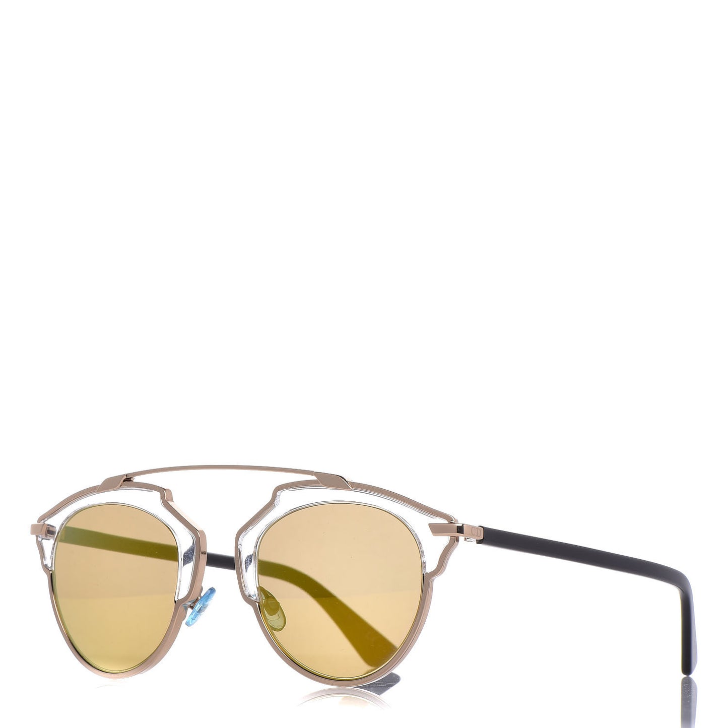Mirrored So Real Sunglasses Gold