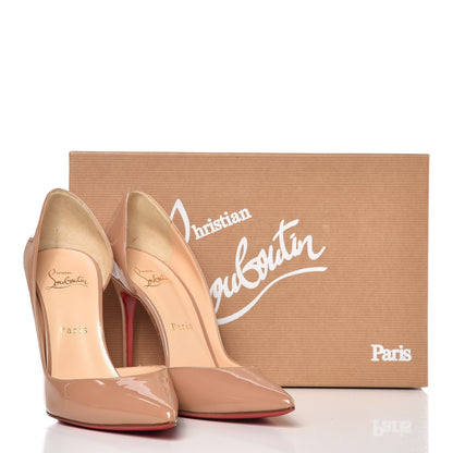 Christian Louboutin Patent Iriza 100 Pumps 37 Nude 11 of 11