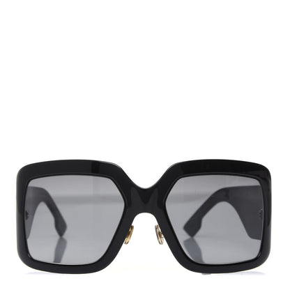 Christian Dior Acetate DiorSo Light 2 Shield Sunglasses Black 2 of 9