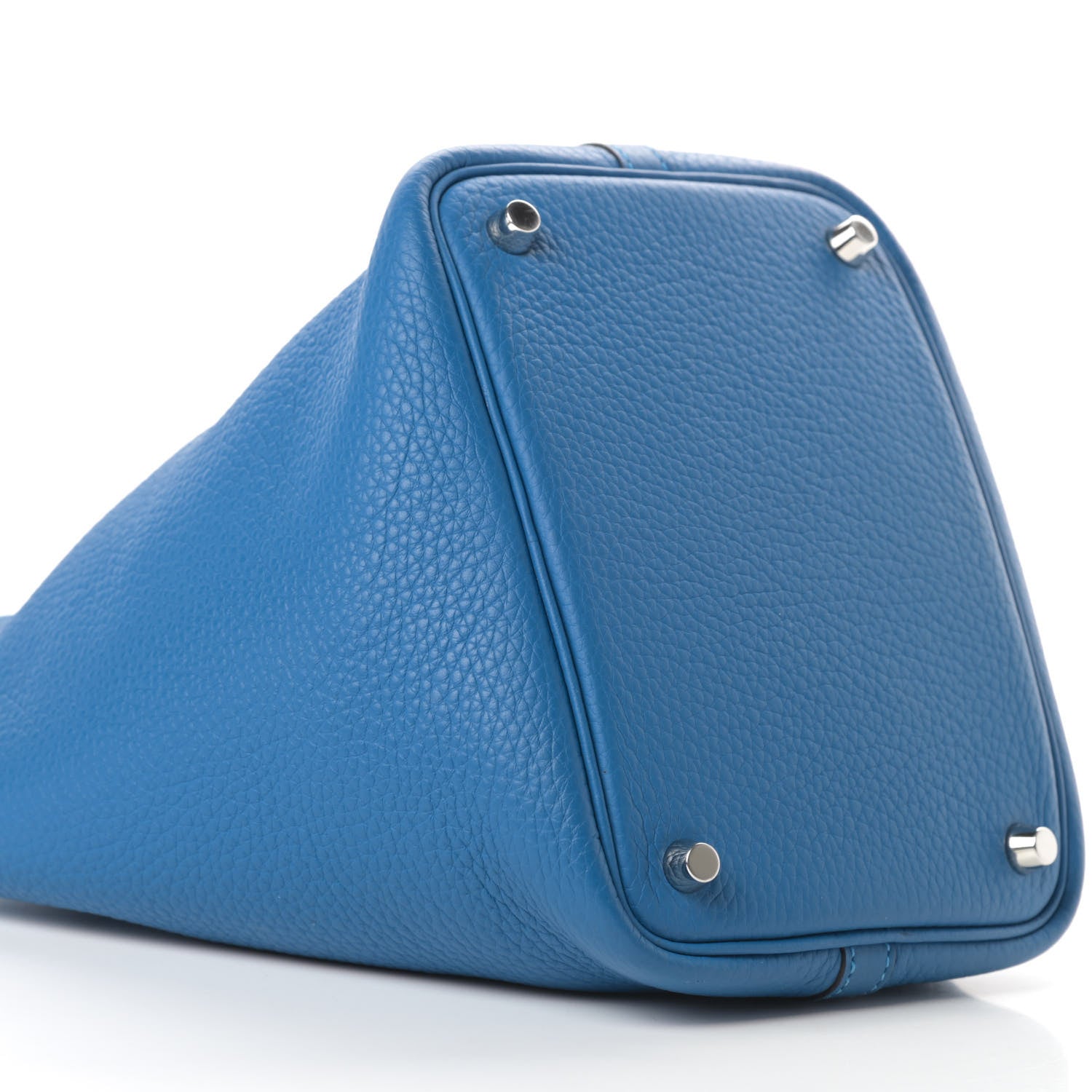 Hermes Taurillon Clemence Picotin Lock 18 PM Mykonos 9 of 11