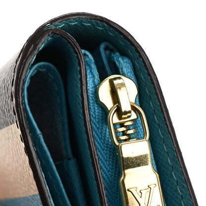 Louis Vuitton Monogram Groom Compact Zip Wallet Blue 14 of 14