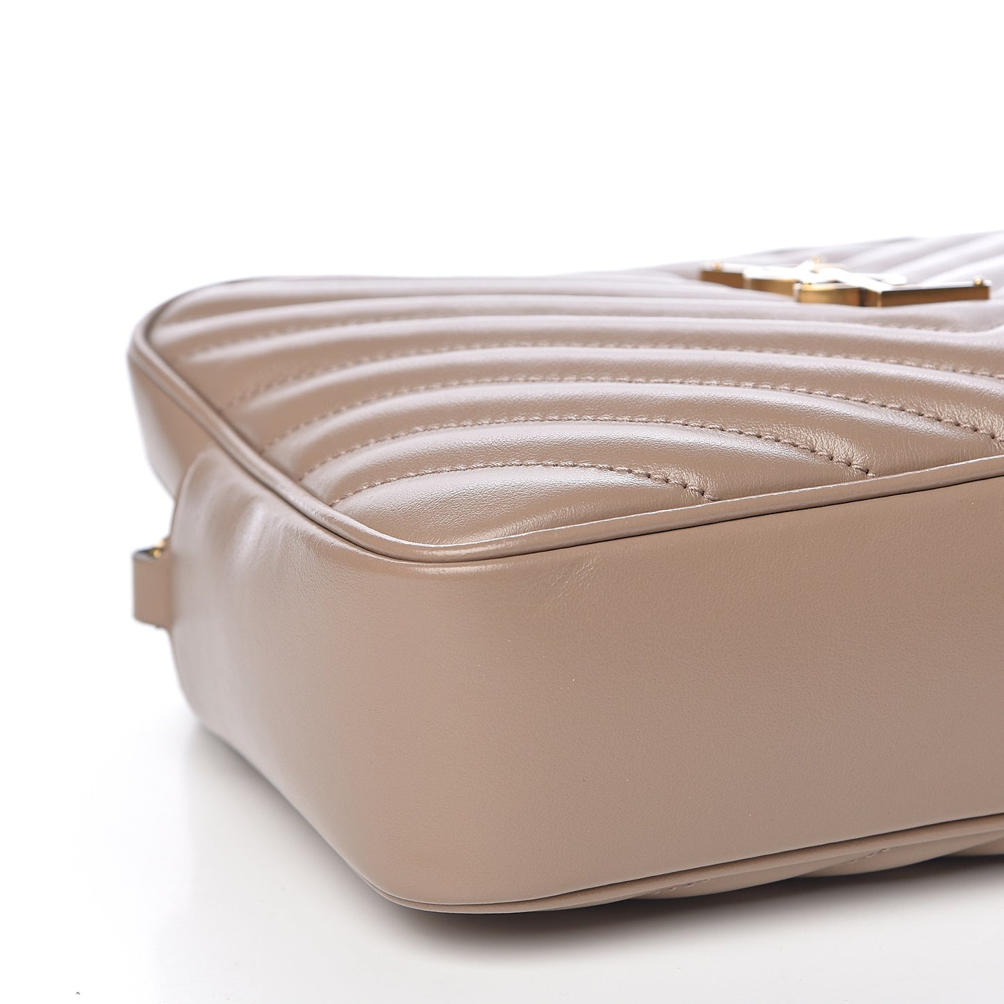Calfskin Matelasse Lou Camera Bag Dusty Grey