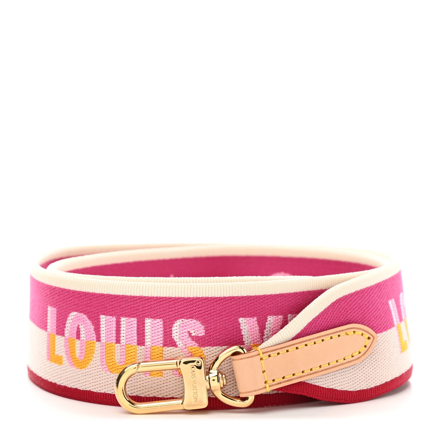 Louis Vuitton Jacquard Speedy Bandouliere 20 Shoulder Strap Fuchsia 1 of 4