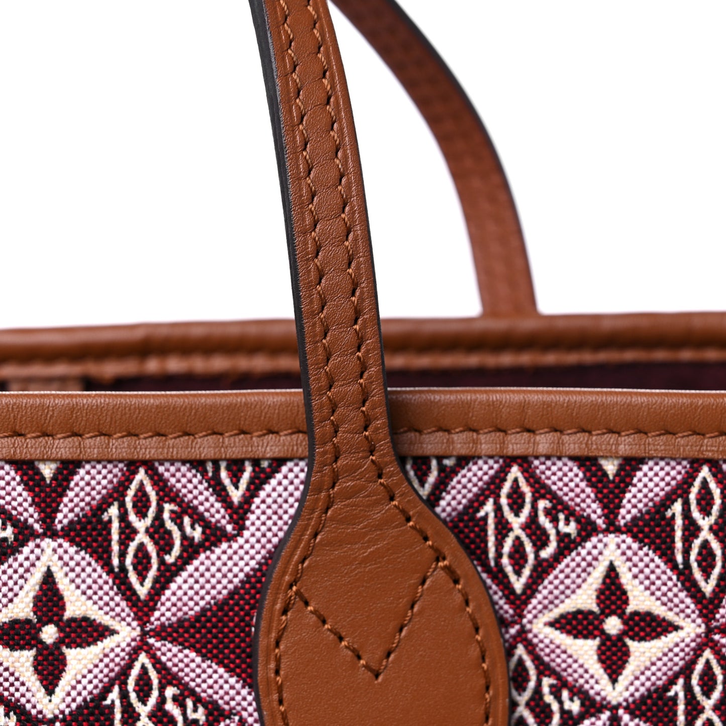 Jacquard Since 1854 Neverfull MM Bordeaux