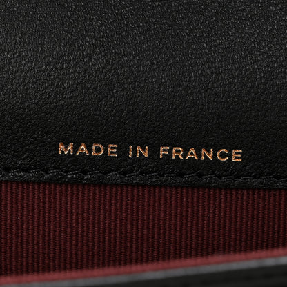Chanel Lambskin Quilted Flap Card Holder Wallet Black 7 of 10