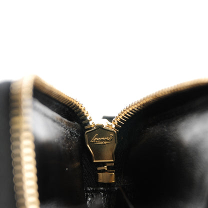 Saint Laurent Metallic Buffalo Muse Zip Around Wallet Black 10 of 10