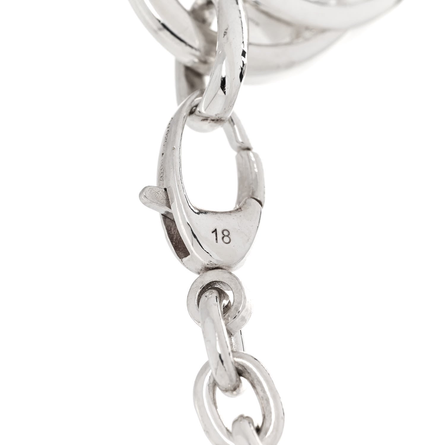 Gucci Sterling Silver Britt G Link Bracelet 4 of 5