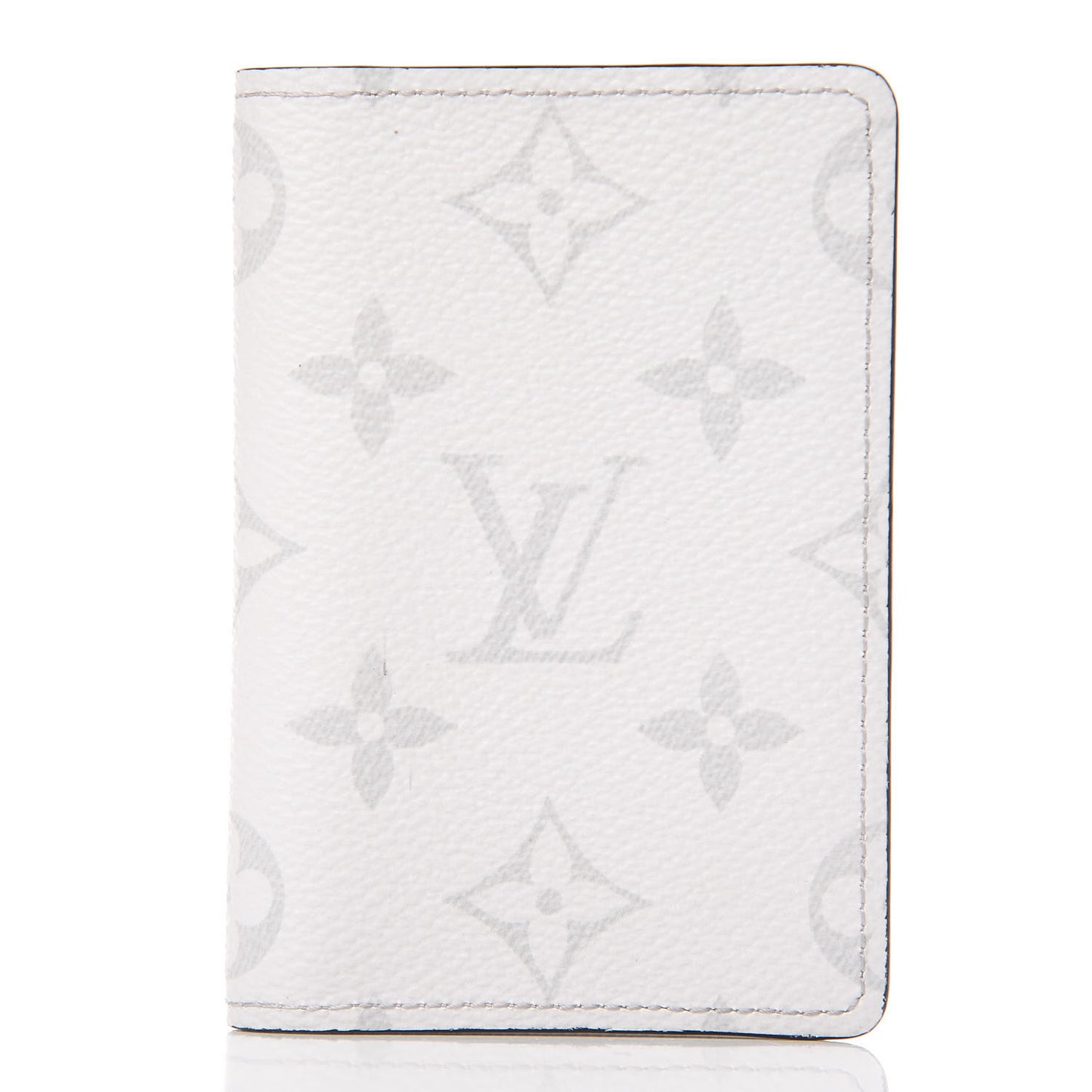 Monogram Pocket Organizer White