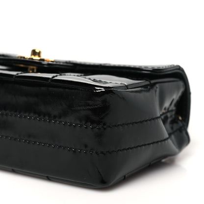 Chanel Patent Quilted Mini Chocolate Bar Flap Black 10 of 11