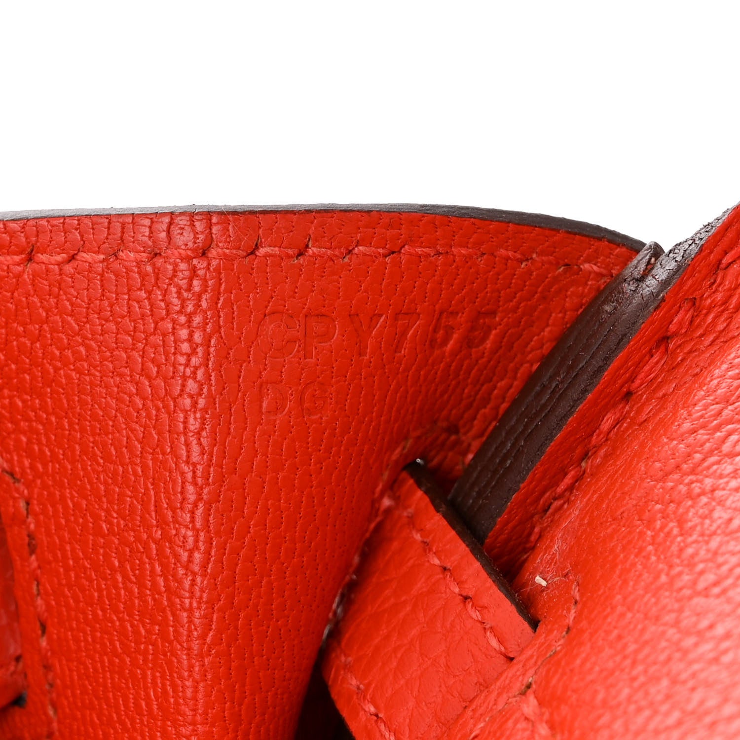 Hermes Togo Birkin 25 Capucine 7 of 10