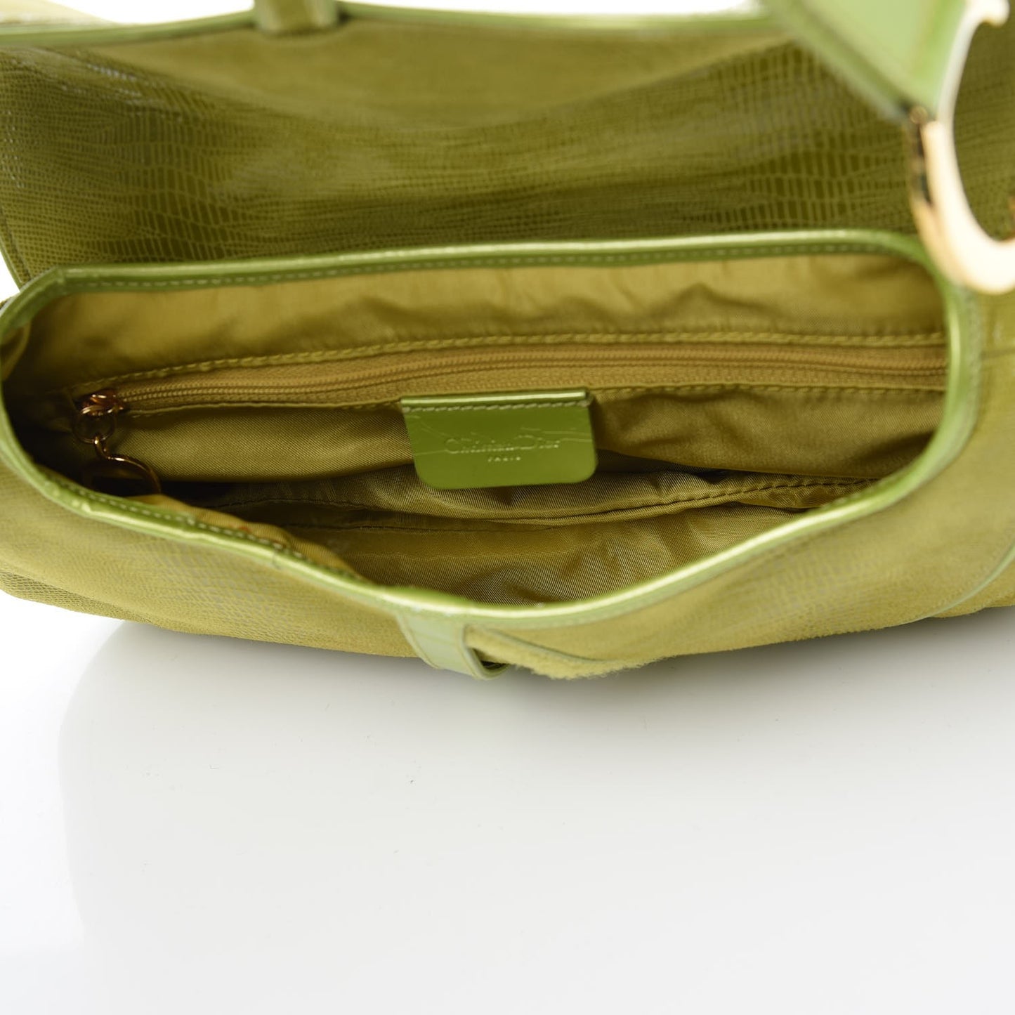 Lizard Double Saddle Bag Green