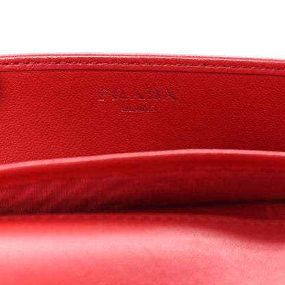 Prada Nappa Gaufre Wallet On Chain Fuoco 6 of 9