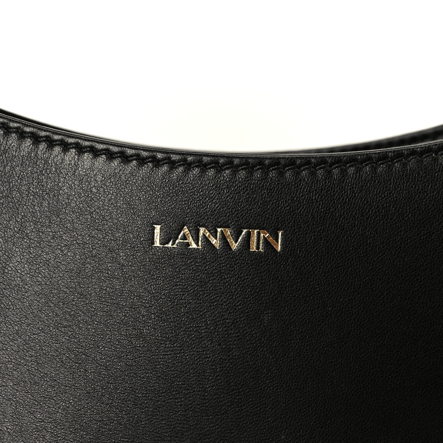 Lanvin Lambskin Cat Hobo Black 7 of 11