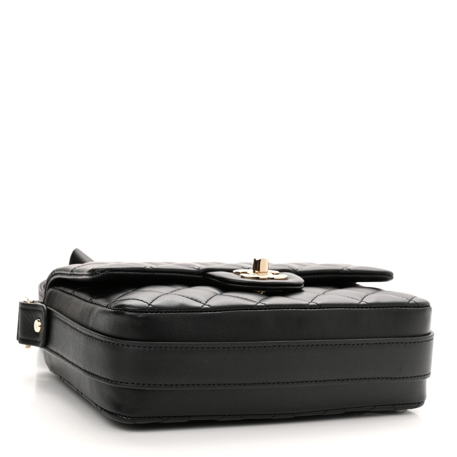 Chanel Calfskin Quilted Bolero De Chanel Flap Bag Black 4 of 10