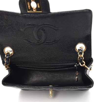 Chanel Caviar Quilted Mini Square Flap Black 5 of 8