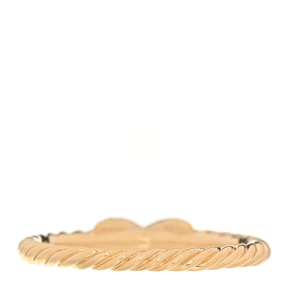 David Yurman 18K Yellow Gold Diamond Petite X Ring 49 5 3 of 6