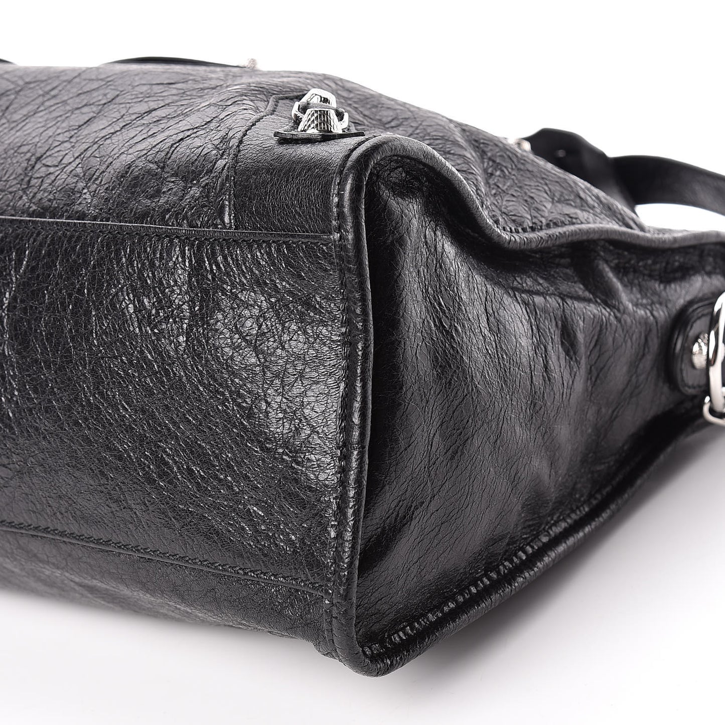 Agneau Giant 12 Silver Hardware City Black
