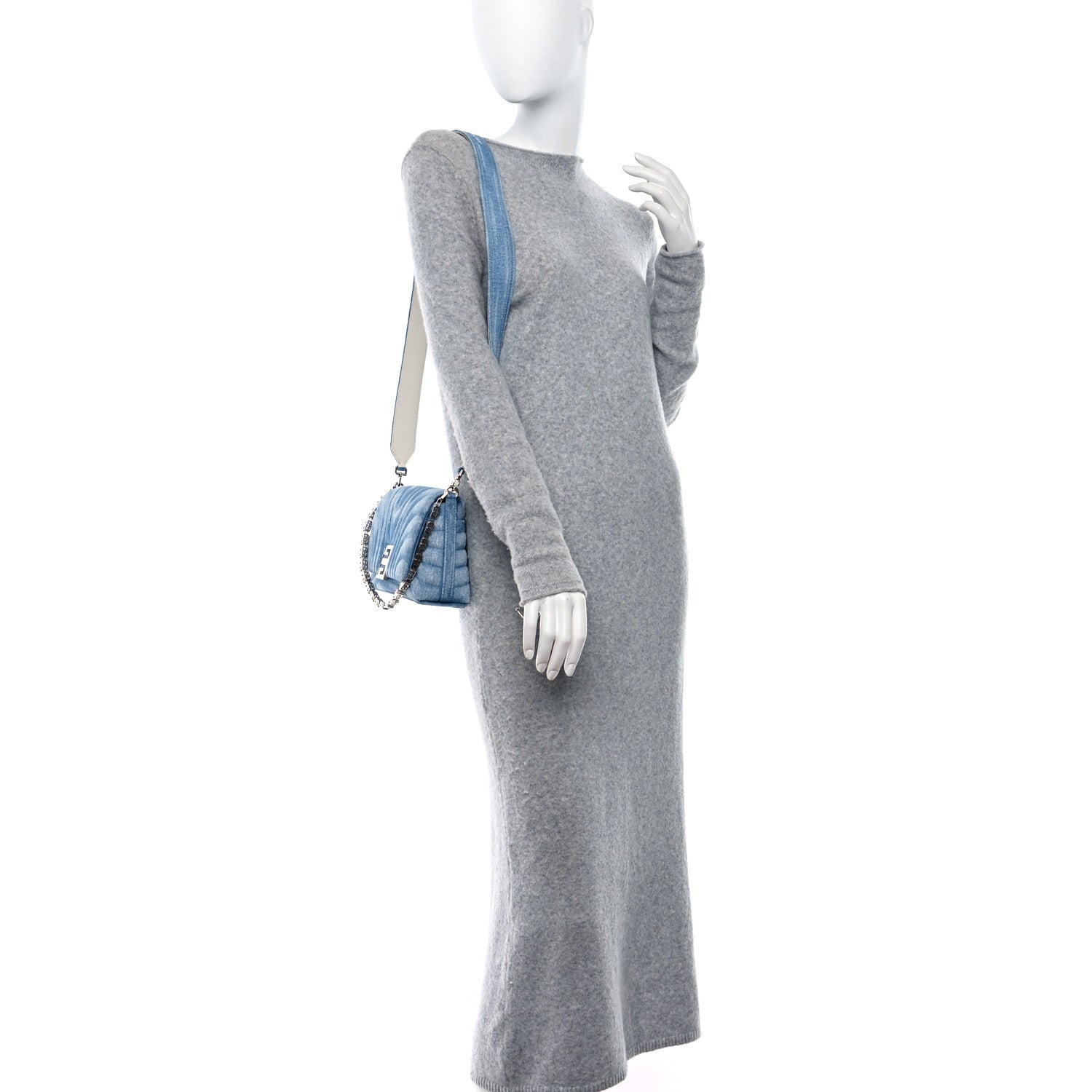 Givenchy Denim Ombre Small 4G Shoulder Bag Blue 2 of 12