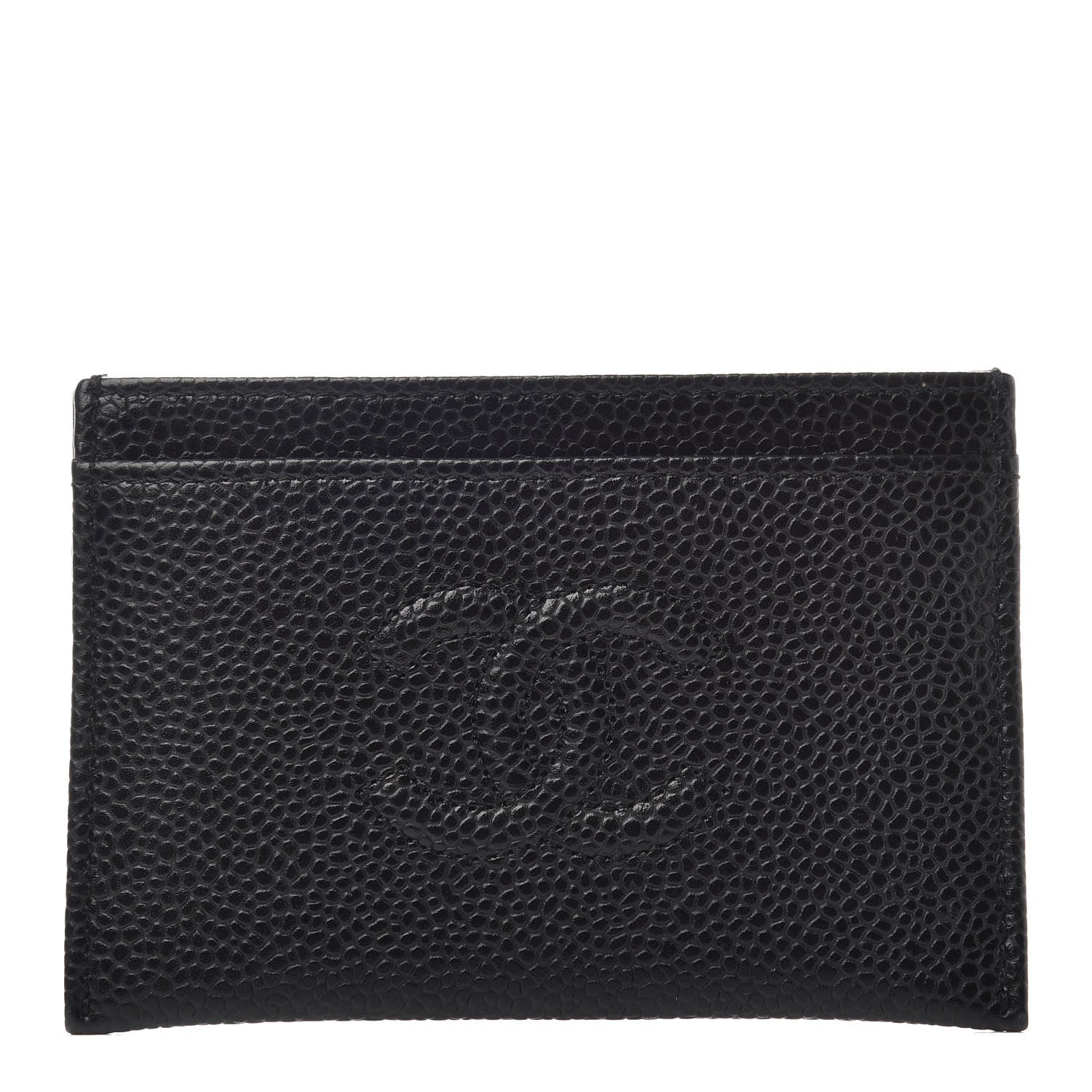 Chanel Caviar Timeless CC Card Holder Black 1 of 8