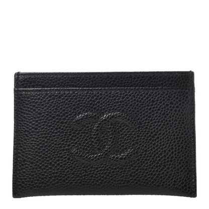 Chanel Caviar Timeless CC Card Holder Black 1 of 8