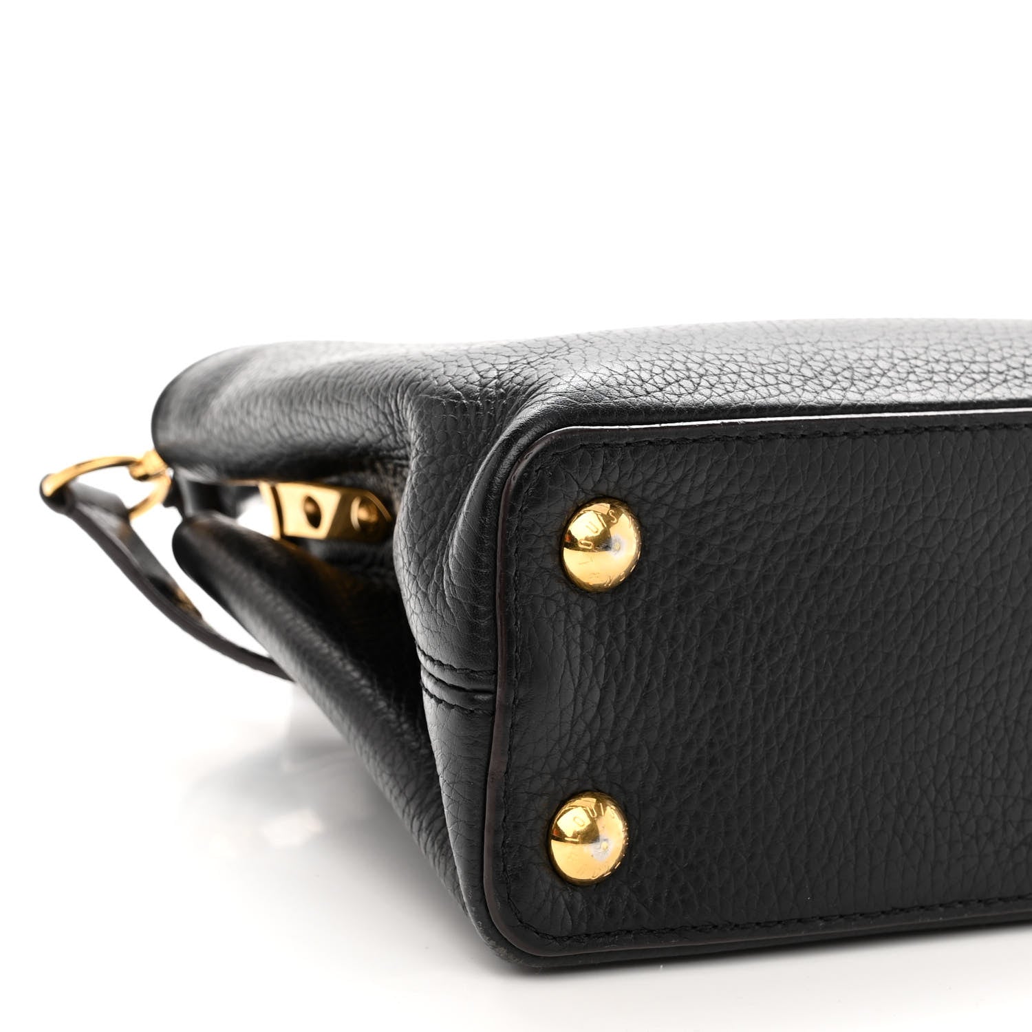 Louis Vuitton Taurillon Capucines BB Black 8 of 14