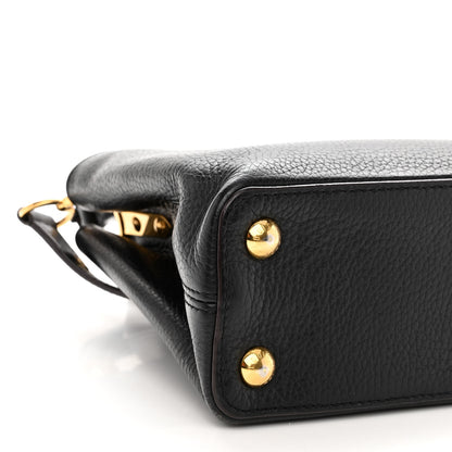 Louis Vuitton Taurillon Capucines BB Black 8 of 14
