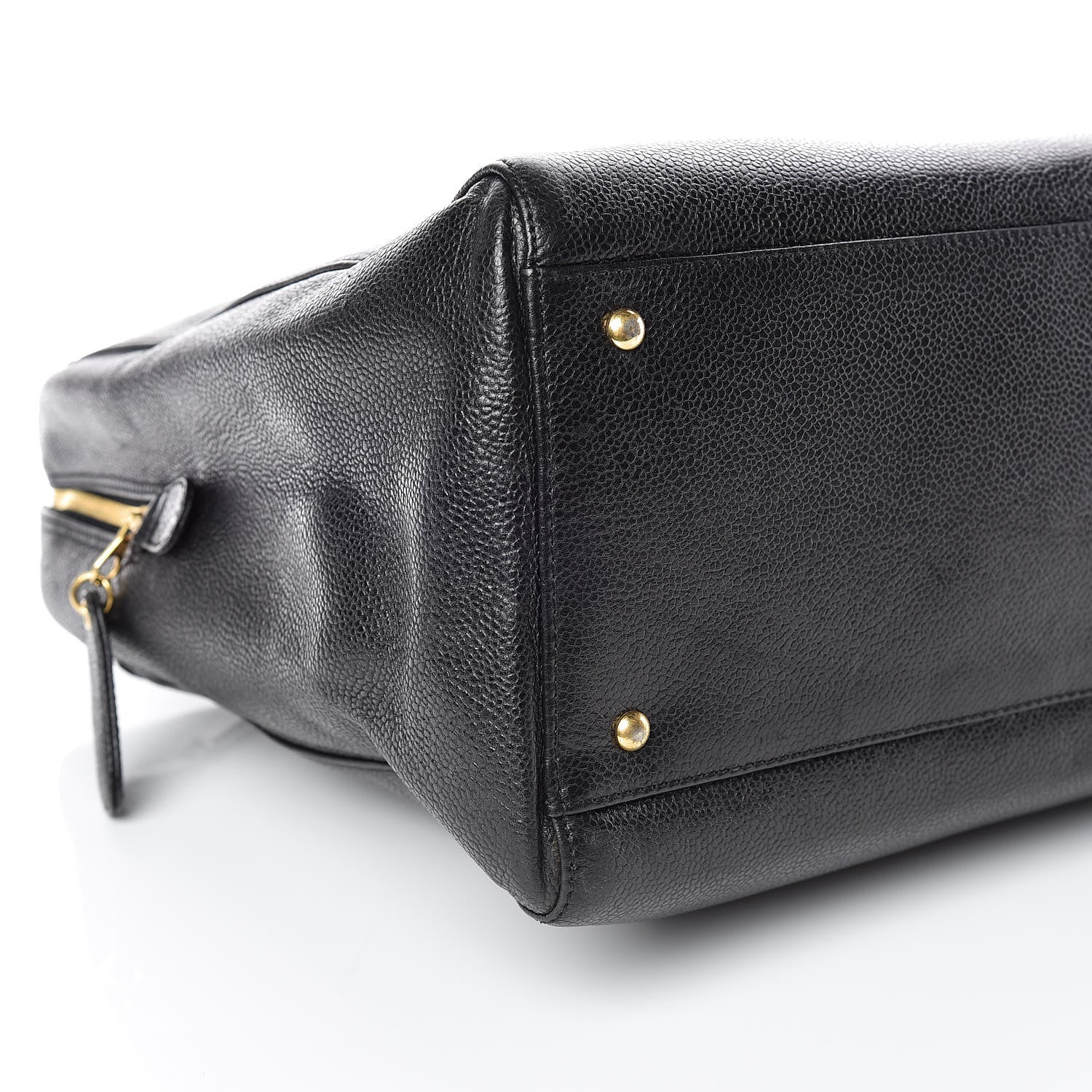 Chanel Caviar Large CC Shoulder Bag Black 5 of 11