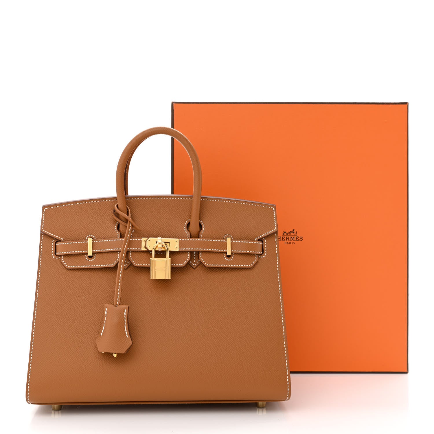 Hermes Epsom Birkin Sellier 25 Gold 11 of 11