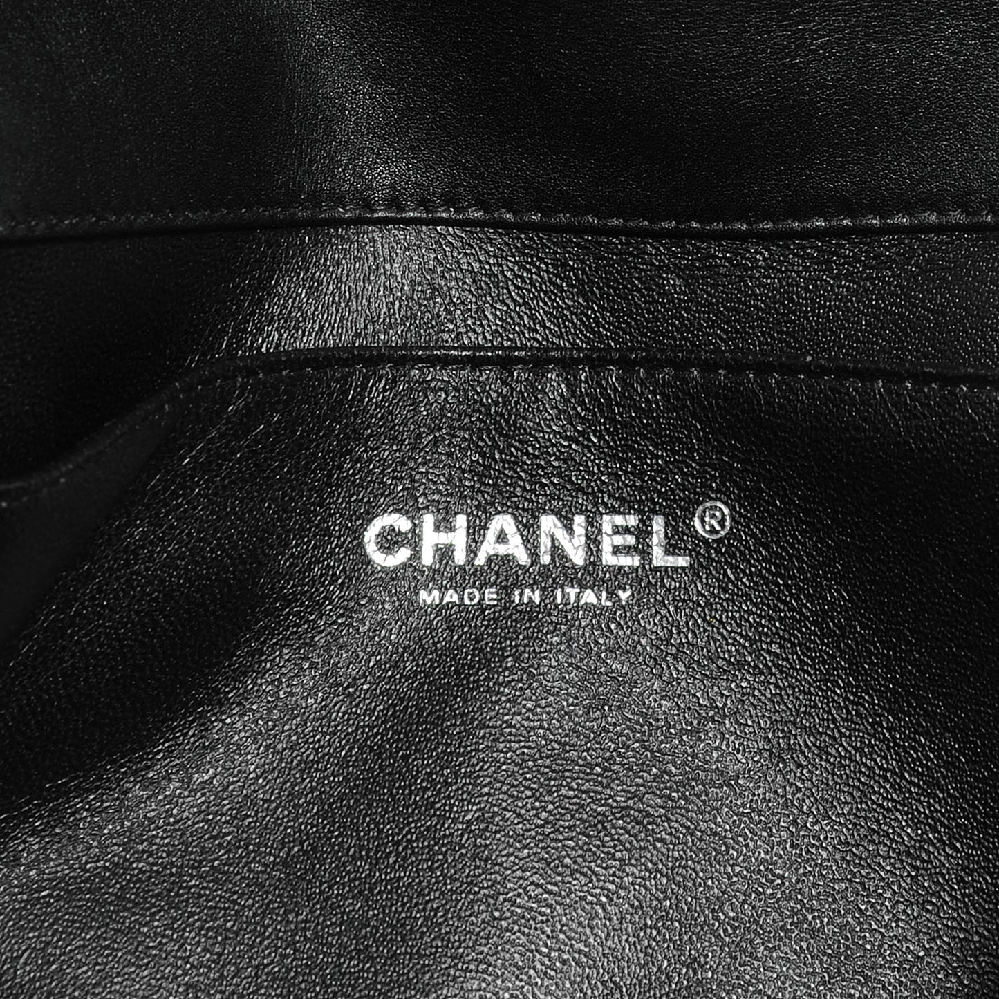 Patent Quilted Clutch Flap Black