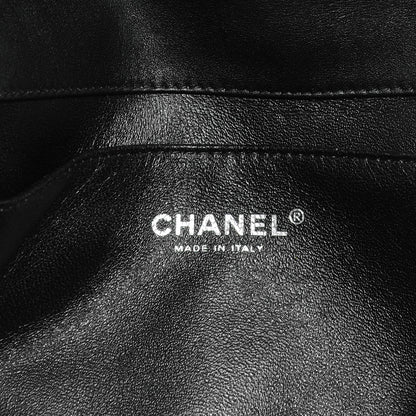 Chanel Patent Quilted Clutch Flap Black 8 of 9