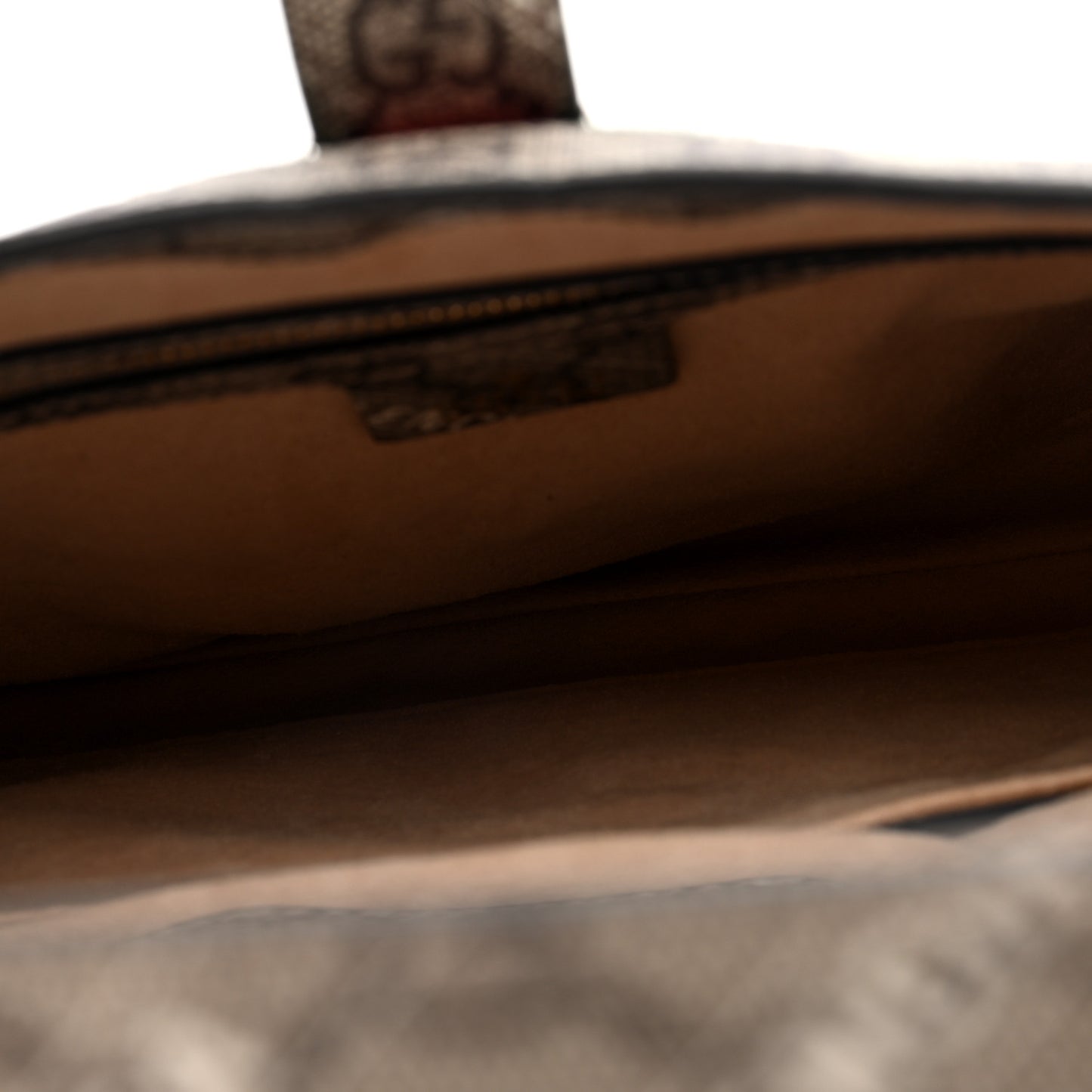 X BALENCIAGA GG Supreme Monogram Striped Logo Print Web Small Jackie 1961 Hobo Beige Ebony Mystic White