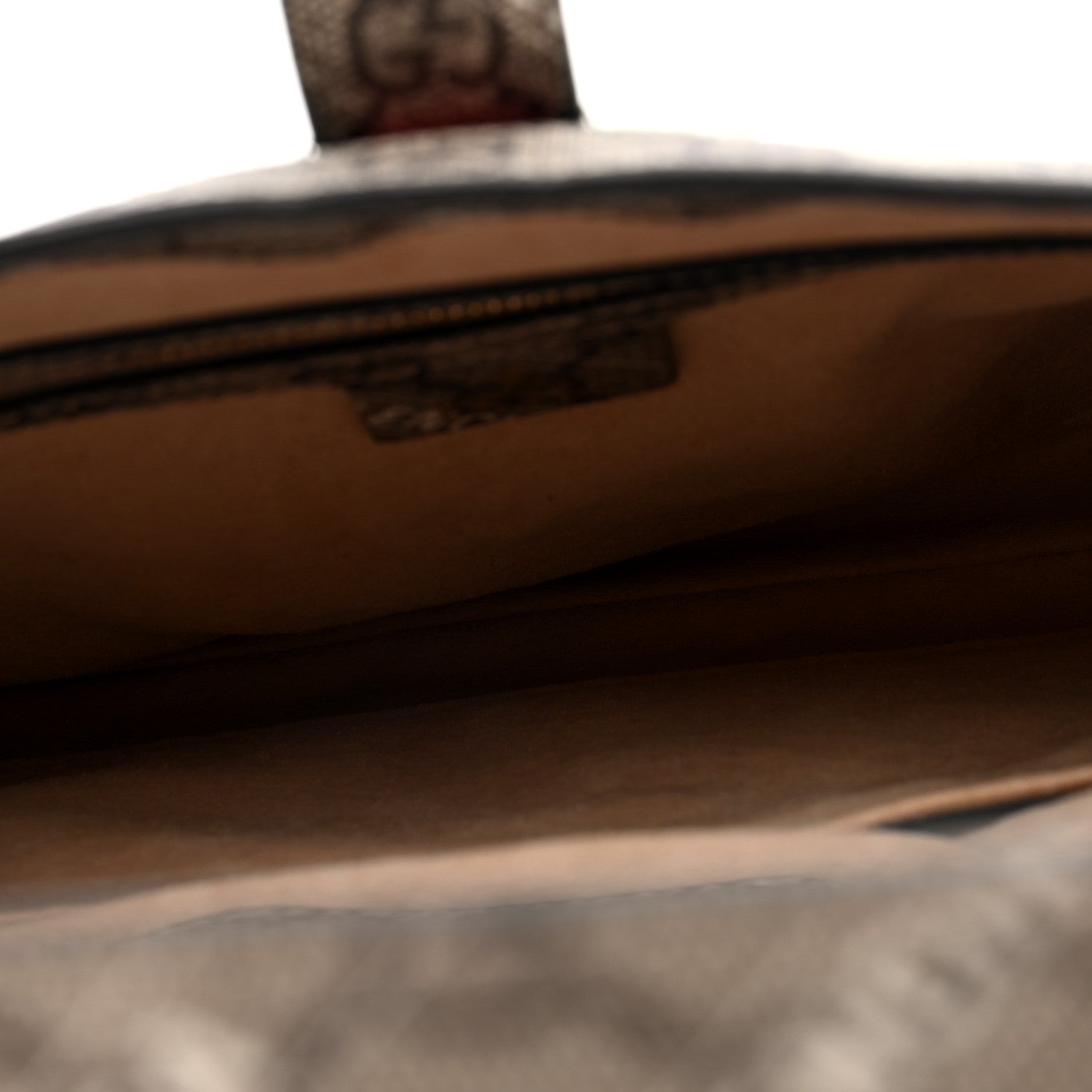 Gucci X BALENCIAGA GG Supreme Monogram Striped Logo Print Web Small Jackie 1961 Hobo Beige Ebony Mystic White 5 of 10