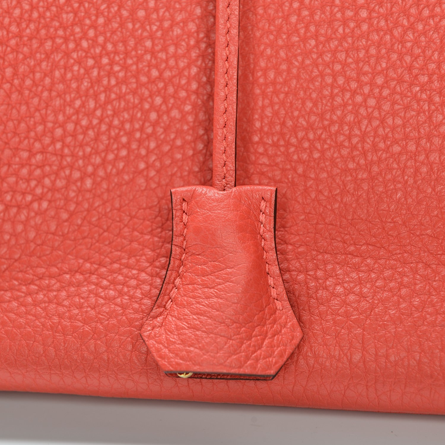 Hermes Taurillon Clemence Birkin 35 Rouge Pivoine 34 of 34