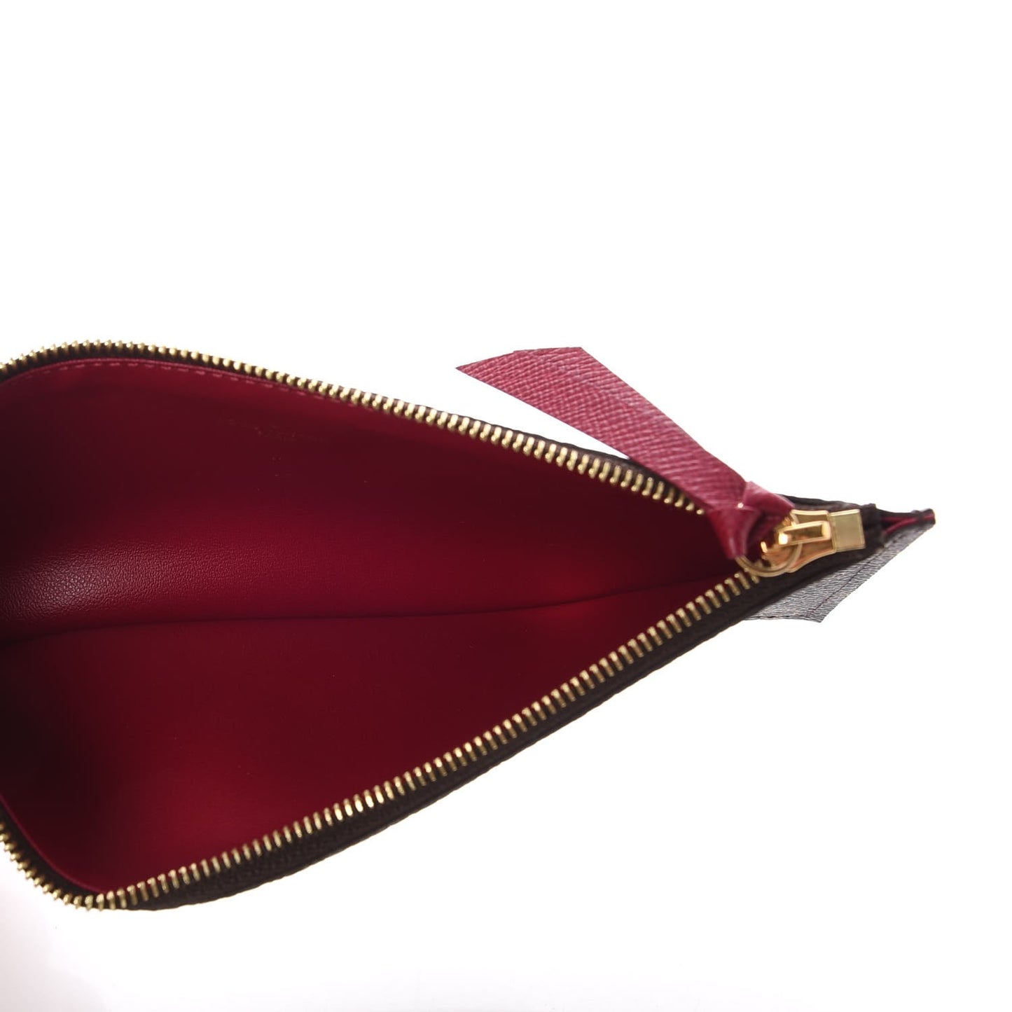 Monogram Felicie Chain Wallet Zippered Insert Fuchsia