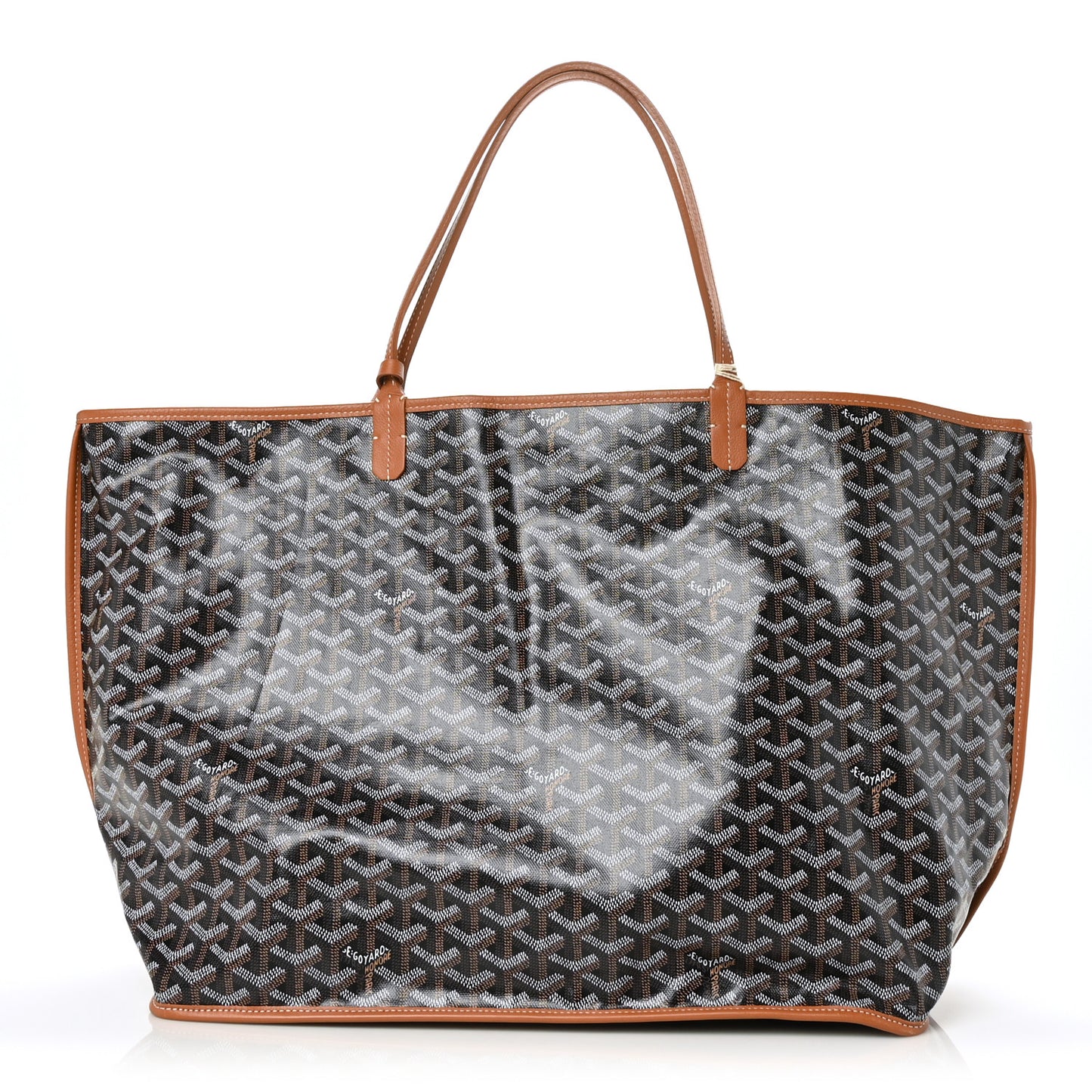 Goyardine Reversible Anjou GM Black Gold