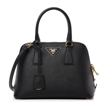 Prada Saffiano Lux Small Promenade Tote Black 1 of 11
