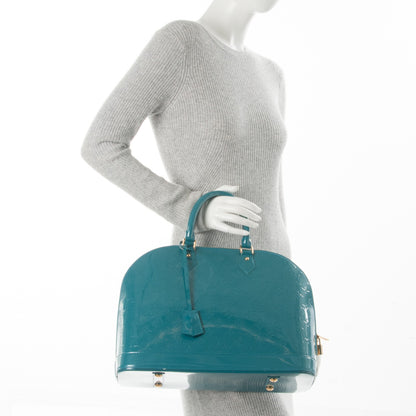 Louis Vuitton Vernis Alma GM Blue Galactic 2 of 8