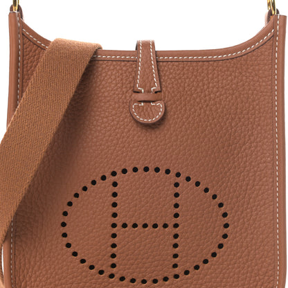 Hermes Taurillon Clemence Evelyne TPM Gold 8 of 11