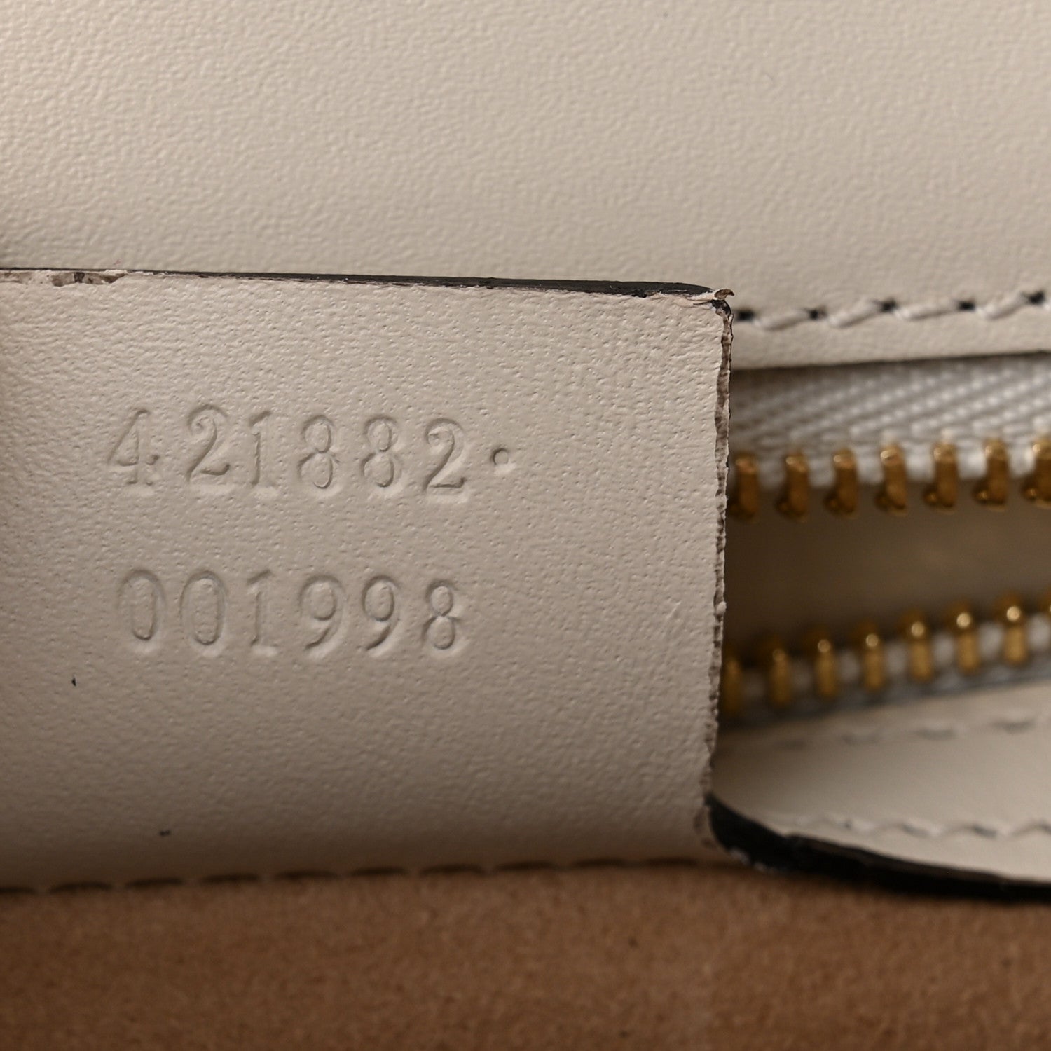 Gucci Calfskin Small Sylvie Shoulder Bag Off White 7 of 10