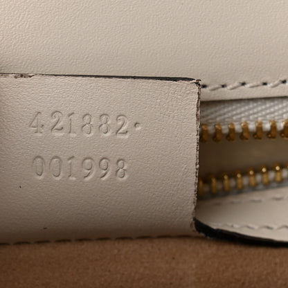 Gucci Calfskin Small Sylvie Shoulder Bag Off White 7 of 10