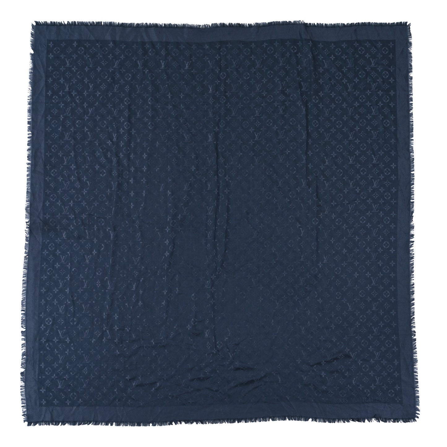 Monogram Silk Wool Shine Shawl