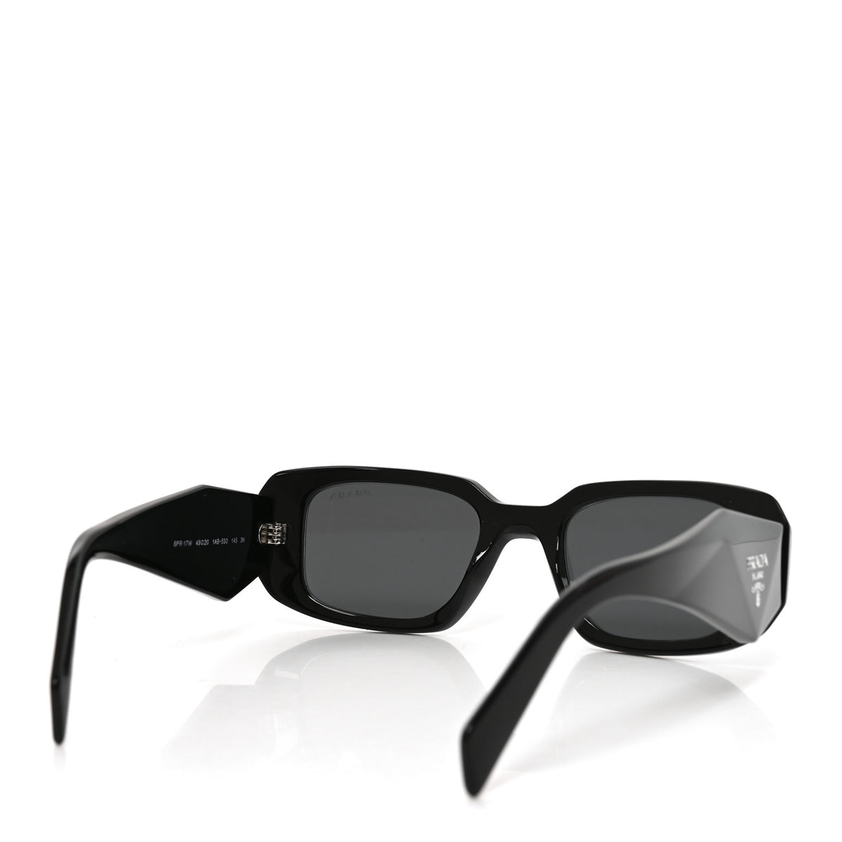 Prada Acetate Symbole Sunglasses SPR 17W Black 4 of 7