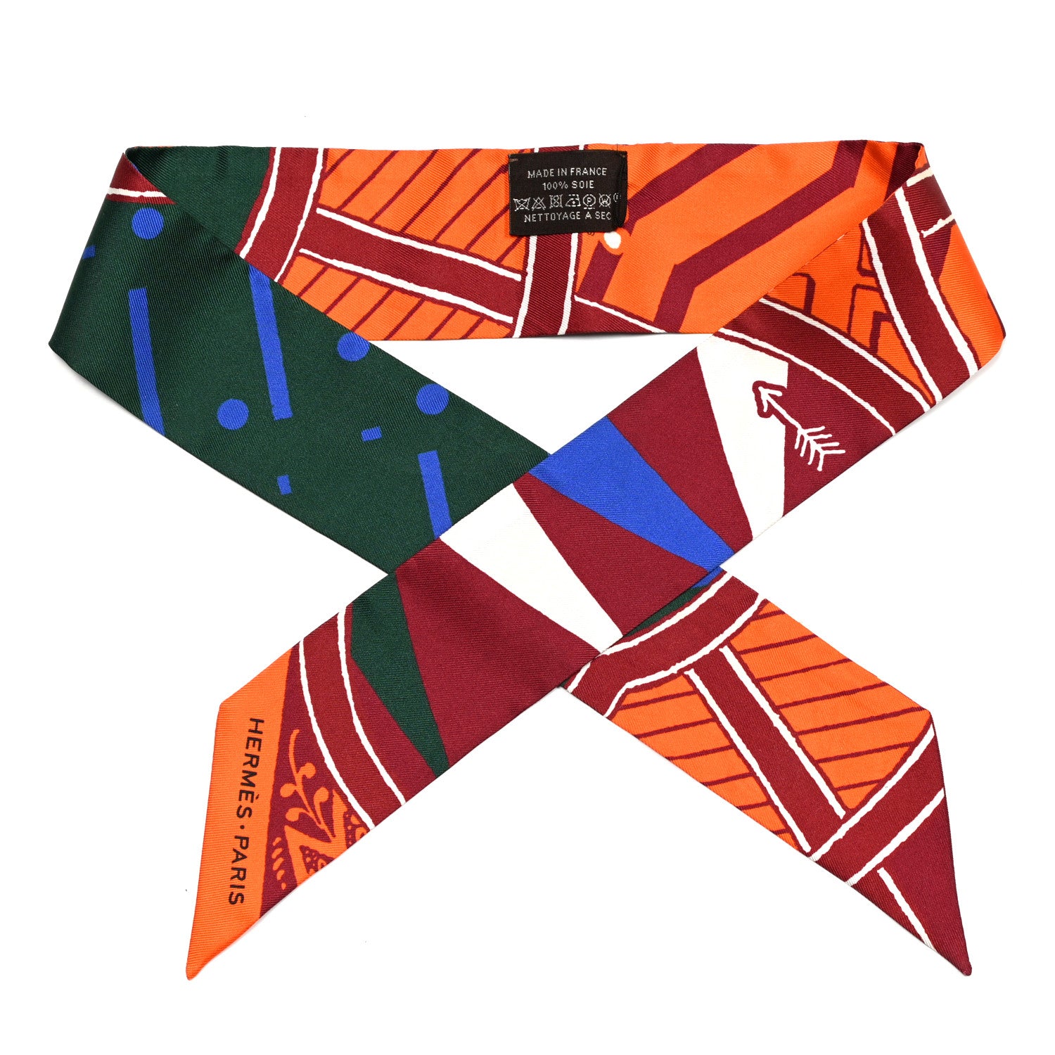 Hermes Silk Jeu de Soie Uniforme Twilly 1 of 4