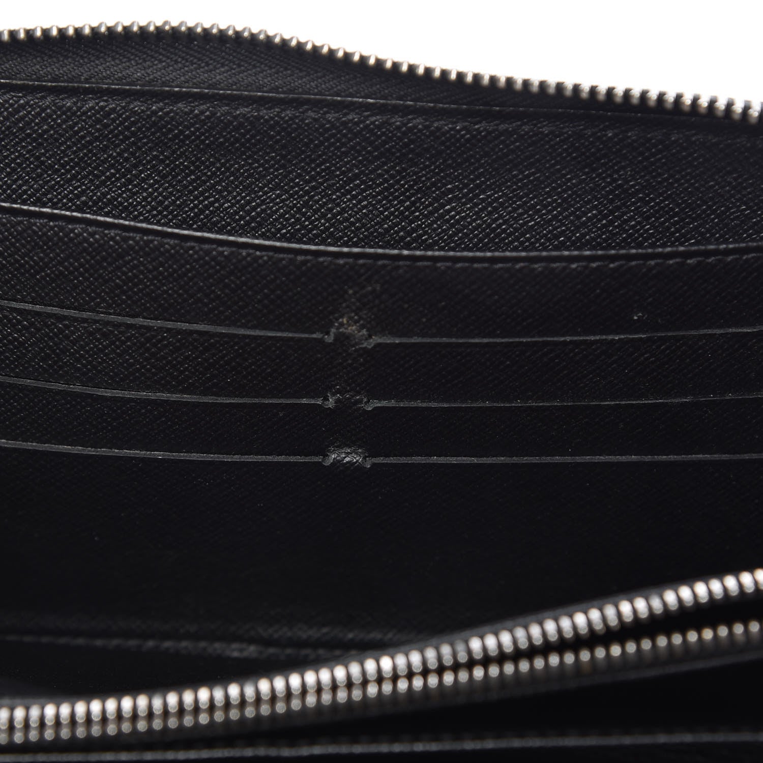 Louis Vuitton Epi Zippy Organizer Wallet Black 9 of 12